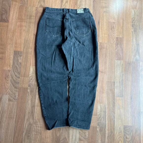 Black Lee Relaxed Fit Jeans - Picture 7 of 8